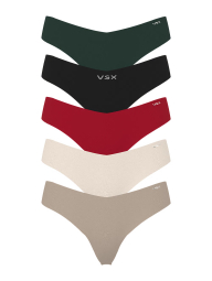 Набор бесшовных трусиков Victoria's Secret тонг 1159849595 (Разные цвета M)