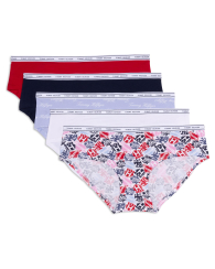 Набор женских трусиков хипстеров Tommy Hilfiger 5 штук 1159849882 (Разные цвета S)