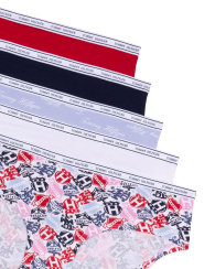 Набор женских трусиков хипстеров Tommy Hilfiger 5 штук 1159849882 (Разные цвета S)