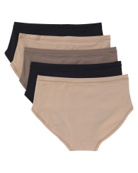 Набор женских трусиков хипстеров Tommy Hilfiger 5 штук 1159849886 (Разные цвета S)