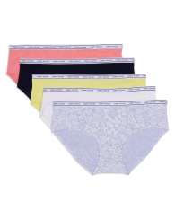 Набор женских трусиков хипстеров Tommy Hilfiger 5 штук 1159849933 (Разные цвета L)