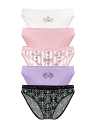 Набор трусиков бикини Victoria's Secret 5 шт 1159853380 (Разные цвета S)