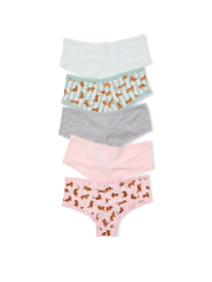 Набор трусиков чики Victoria's Secret 5 шт 1159853545 (Разные цвета S)