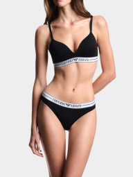 Набор трусиков Emporio Armani бразильяны 2 шт 1159856888 (Черный S)