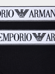 Набор трусиков Emporio Armani бразильяны 2 шт 1159856888 (Черный S)