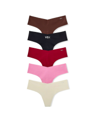 Набор бесшовных трусиков Victoria's Secret тонг 1159857593 (Разные цвета M)