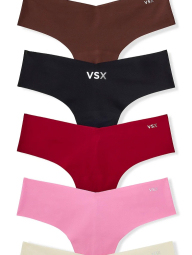 Набор бесшовных трусиков Victoria's Secret тонг 1159857593 (Разные цвета M)