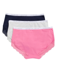 Набор женских трусиков хипстеров Tommy Hilfiger 3 шт 1159858284 (Разные цвета S)