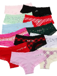 Праздничный адвент-календарь Victoria's Secret Pink с трусиками чики 1159861745 (Разные цвета XXL)