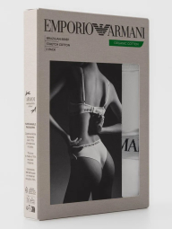 Набор трусиков Emporio Armani бразильяны 2 шт 1159862226 (Белый L)