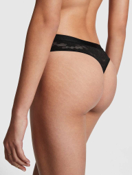 Набір 5 трусиків тонг Victoria's Secret PINK 1159862695 (Чорний L)