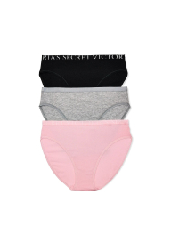 Набор трусиков брифов Victoria's Secret 3 шт 1159862997 (Разные цвета S)