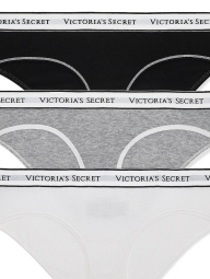 Набор трусиков хипхаггеров Victoria's Secret 3 шт 1159862998 (Разные цвета XL)