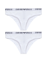 Набор женских трусиков Emporio Armani брифы 2 шт 1159863456 (Белый S)