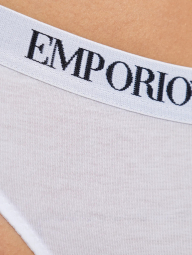 Набор женских трусиков Emporio Armani брифы 2 шт 1159863456 (Белый S)