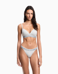 Набор трусиков тонг Emporio Armani 2 шт 1159876237 (Серый L)