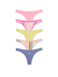 Жіночі трусики тонг Victoria's Secret набір 1161554363 (Різні кольори XS)