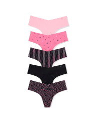 Набір безшовних трусиків Victoria's Secret тонг 1161555688 (Різні кольори XS)