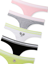 Женские трусики тонг Victoria's Secret набор 1161715430 (Разные цвета XS)