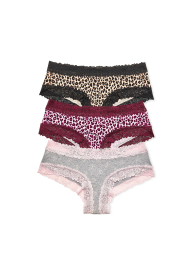 Набор трусиков чики Victoria's Secret Pink 3 шт 1162049799 (Разные цвета M)