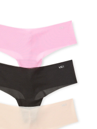 Набор бесшовных трусиков тонг VSX Victoria's Secret 3 шт 1162279833 (Разные цвета XS)