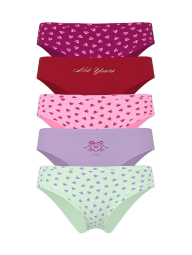 Набор трусиков Victoria's Secret Pink чики 5 шт 1162428106 (Разные цвета XS)