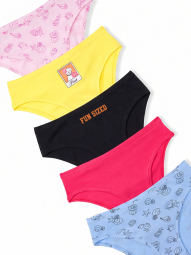 Набор трусиков Victoria's Secret Pink чики 5 шт 1162693632 (Разные цвета S)