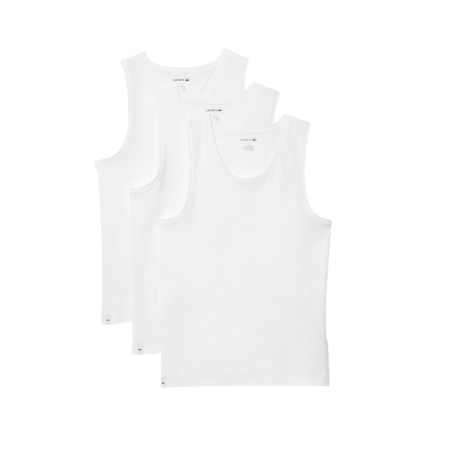 Майка чоловіча Lacoste набір 3 шт 1159851407 (Білий L)