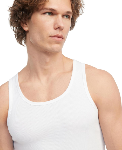 Набор мужских маек в рубчик Tommy Hilfiger 3 шт 1159854064 (Разные цвета M)