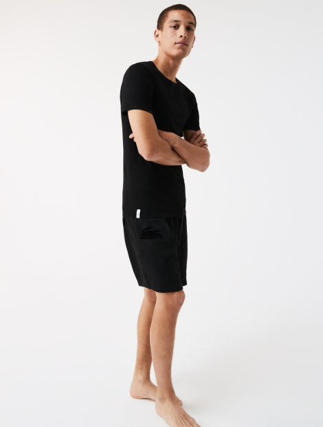 Набор фирменных мужских футболок Lacoste 3 шт 1159864837 (Черный S)