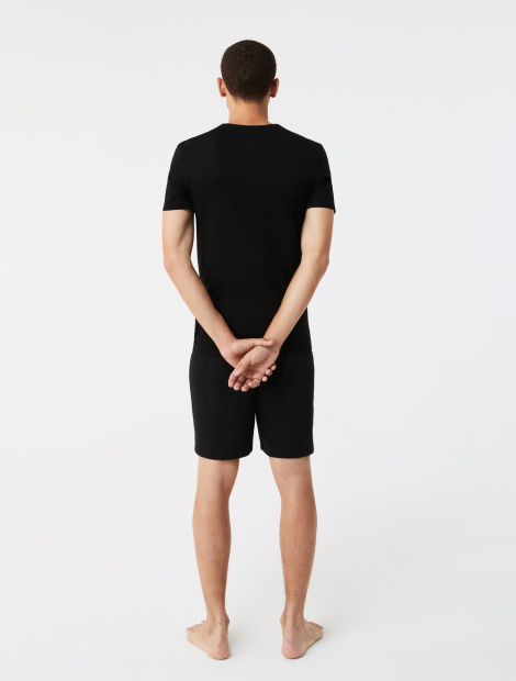 Набор фирменных мужских футболок Lacoste 3 шт 1159864837 (Черный S)