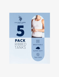 Майка чоловіча US Polo Assn набір 5 шт 1159853430 (Білий M)