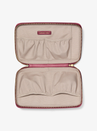 Кожаный несессер Michael Kors косметичка с логотипом 1159848562 (Бордовый One size)