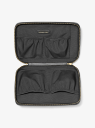 Шкіряний несесер Michael Kors косметичка з логотипом 1159850250 (Чорний One size)