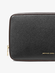 Шкіряний несесер Michael Kors косметичка з логотипом 1159850250 (Чорний One size)