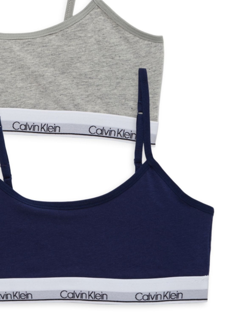 Комплект из двух хлопковых бюстгальтеров Calvin Klein набор топов 1159840361 (Разные цвета S)
