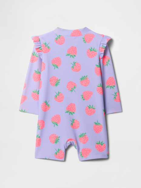 Детский рашгард для купания Gap 1159844143 (Сиреневый 0-3M)