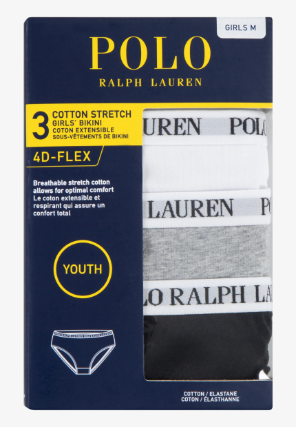 Набор детских трусиков Polo Ralph Lauren 3 шт 1159846088 (Разные цвета M)