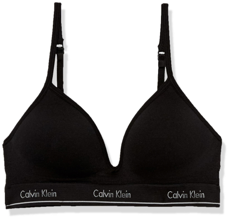 Комплект бюстгальтерів для дівчинки Calvin Klein 2шт 1159892564 (Чорний/Бежовий 32A) на зріст 123-130 см
