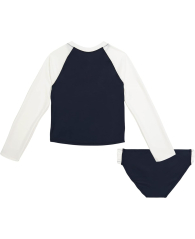 Купальник для девочек с защитой от солнца UPF 50+ от Tommy Hilfiger купальный лонгслив и плавки 1159838914 (Синий 5)