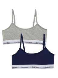 Комплект из двух хлопковых бюстгальтеров Calvin Klein набор топов 1159840361 (Разные цвета S)