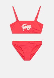 Детский раздельный купальник Tommy Hilfiger топ и плавки 1159842637 (Розовый 14/16)