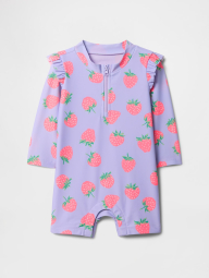 Детский рашгард для купания Gap 1159844143 (Сиреневый 0-3M)