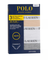 Набір дитячих трусиків Polo Ralph Lauren 3 шт 1159847275 (Різні кольори L)