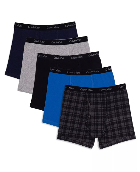 Комплект трусов-боксеров Calvin Klein для мальчиков 1159840881 (Разные цвета M)