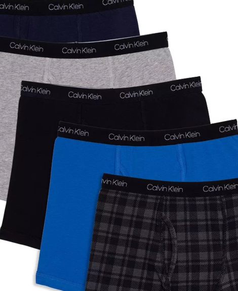 Комплект трусов-боксеров Calvin Klein для мальчиков 1159840881 (Разные цвета M)