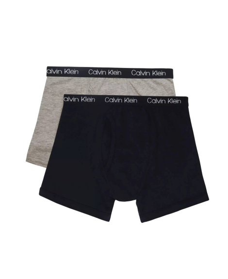 Набір трусів-боксерів Calvin Klein 2 шт 1159840980 (Чорний/Сірий L)