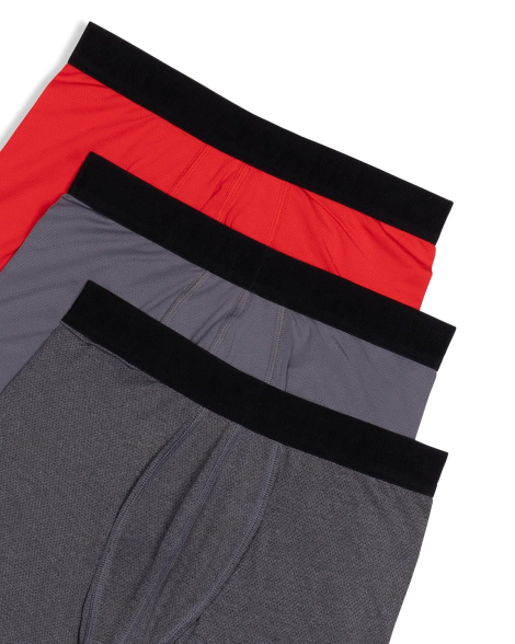 Набор трусов-боксеров Calvin Klein для мальчиков 1159848298 (Красный/Серый L)