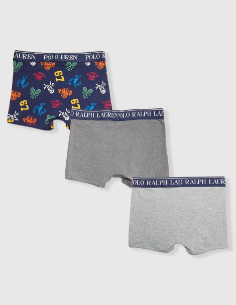 Комплект трусів-боксерів Polo Ralph Lauren для хлопчиків 1159852363 (Різні кольори L) на зріст 150-161 см