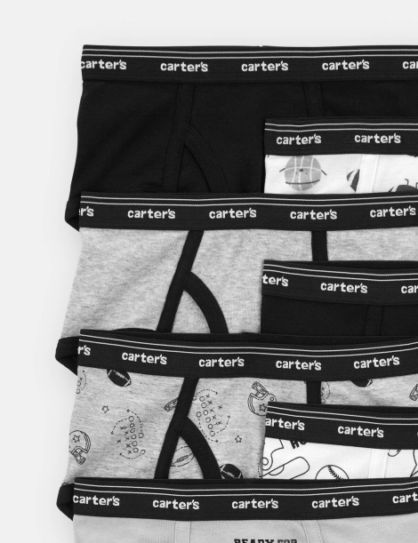 Набір дитячих трусиків Carter's для хлопчика 1159853455 (Чорний/Сірий 2-3) на зріст 88-98 см